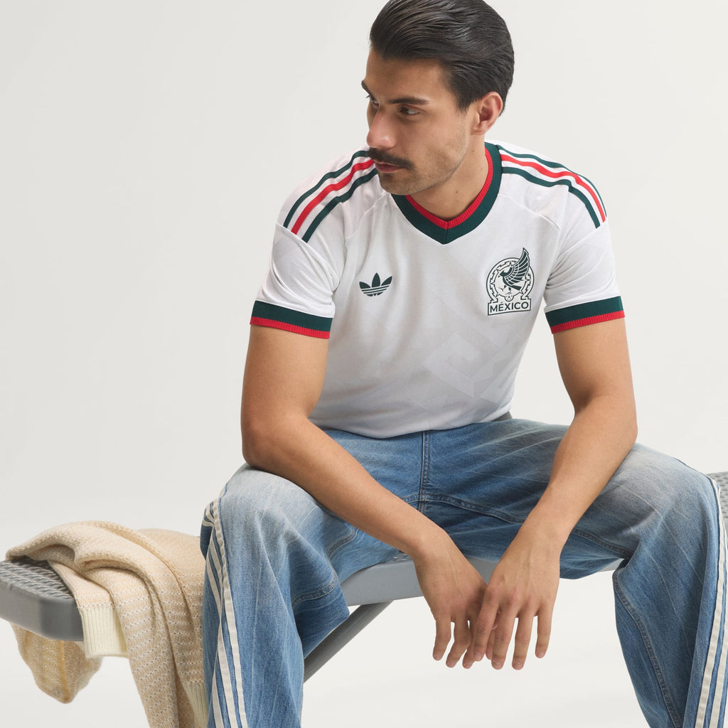 Adidas Mexico 2026 Away Authentic Jersey White – Men’s Soccer Jersey CLIMACOOL+ Slim Fit Premium product image 5, provided