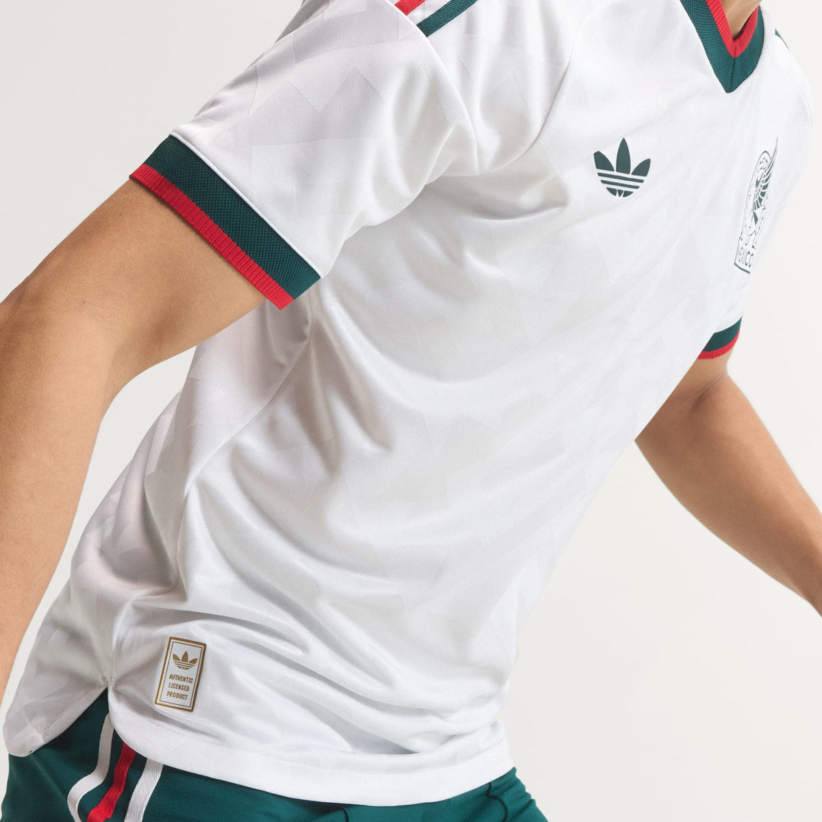 Adidas Mexico 2026 Away Authentic Jersey White – Men’s Soccer Jersey CLIMACOOL+ Slim Fit Premium product image 8, provided