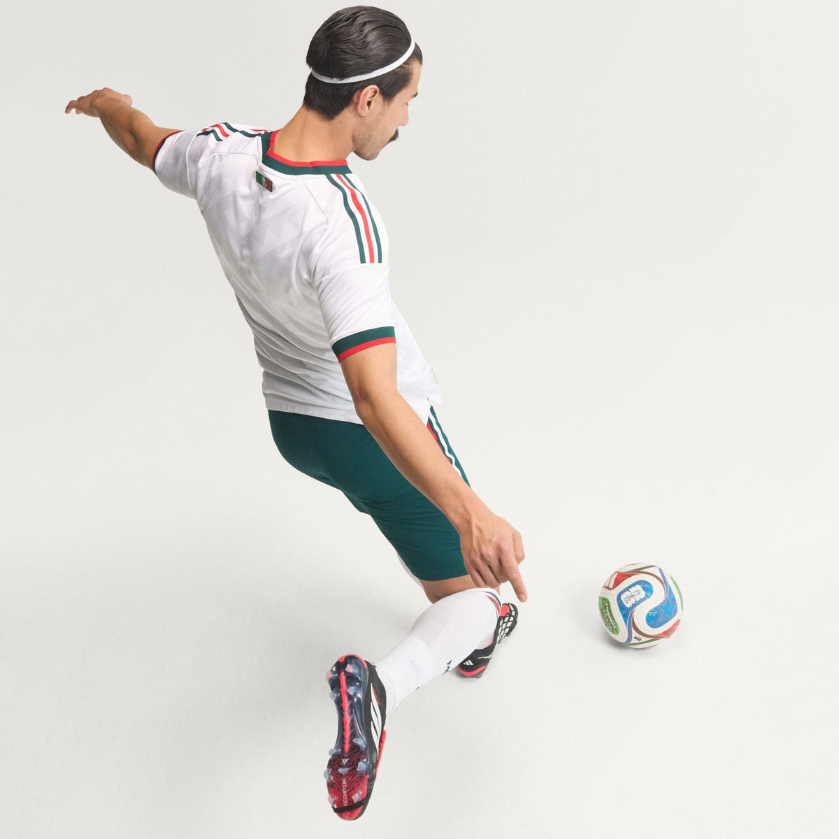 Adidas Mexico 2026 Away Authentic Jersey White – Men’s Soccer Jersey CLIMACOOL+ Slim Fit Premium product image 9, provided