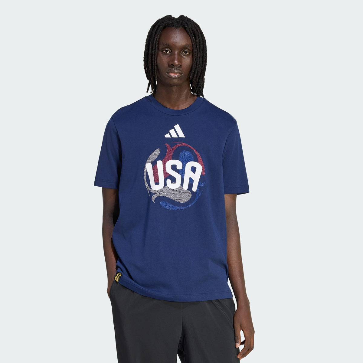 Adidas USA FIFA World Cup 2026 T-Shirt Navy Blue – Men’s Soccer Fan T-Shirt Casual Cotton product image 5, provided for