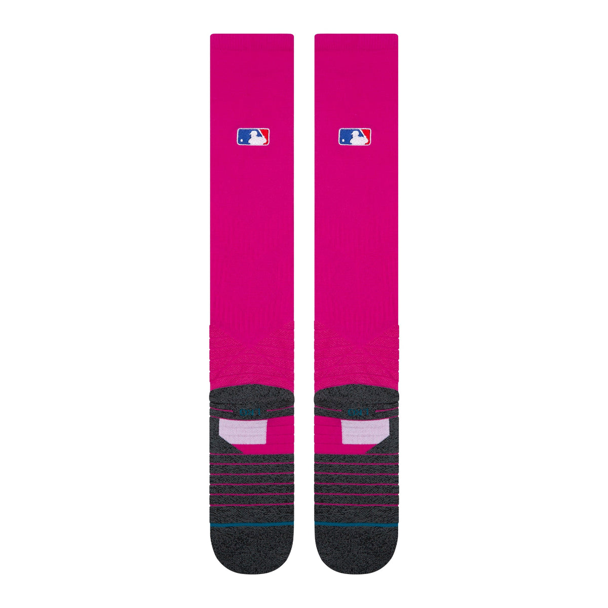 Stance Diamond Pro OTC Baseball Socks | MLB On-Field Over-the-Calf Performance Socks | Pink product image 3, provided for