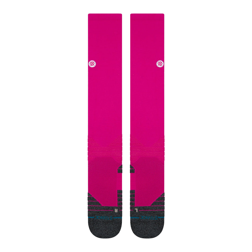 Stance Diamond Pro OTC Baseball Socks | MLB On-Field Over-the-Calf Performance Socks | Pink product image 2, provided for