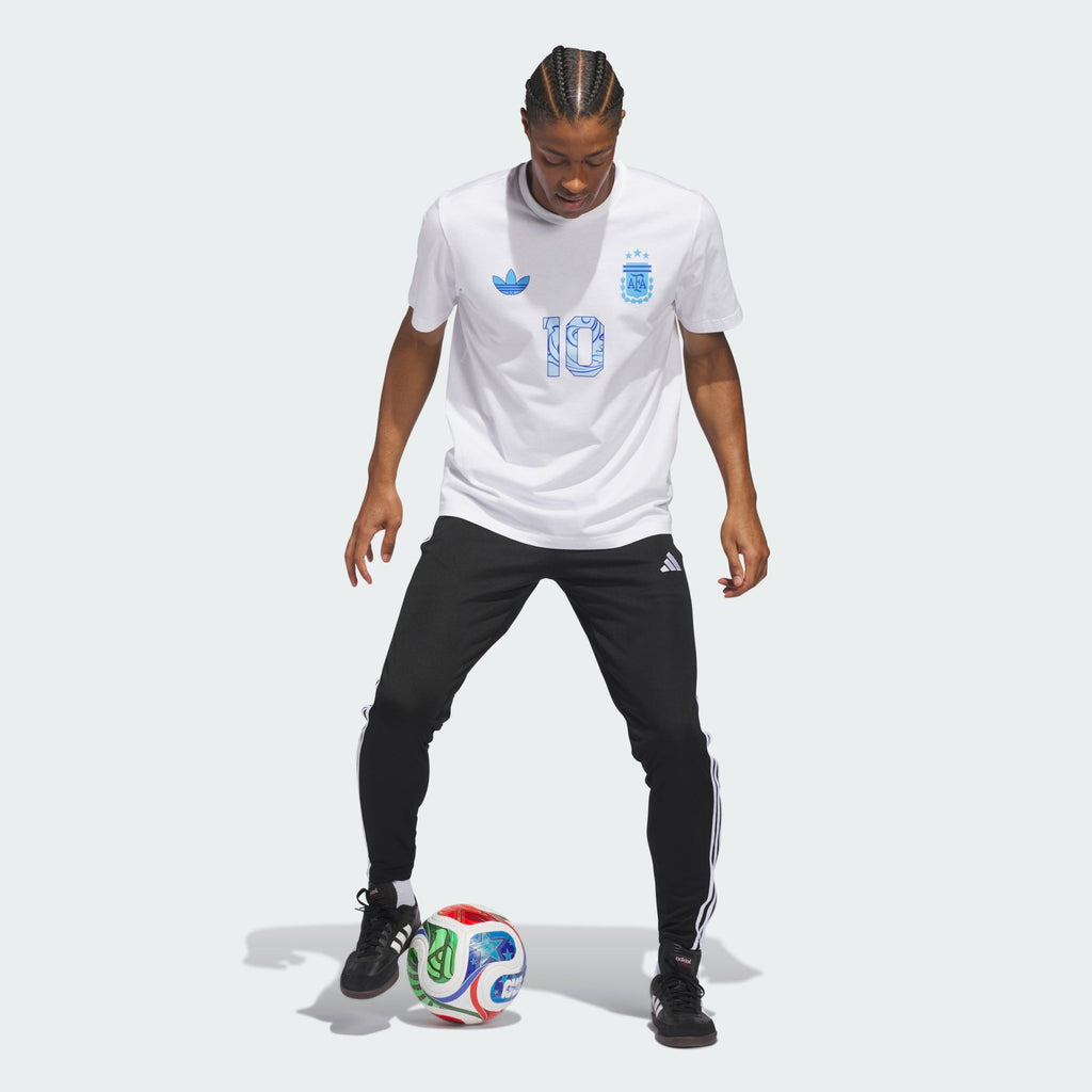 Adidas Messi Argentina Away Graphic T-Shirt White – Men’s Soccer T-Shirt Casual Streetwear product image 8, provided for