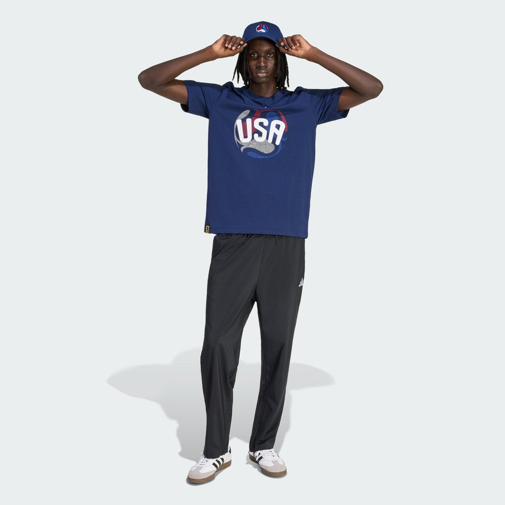 Adidas USA FIFA World Cup 2026 T-Shirt Navy Blue – Men’s Soccer Fan T-Shirt Casual Cotton product image 4, provided for