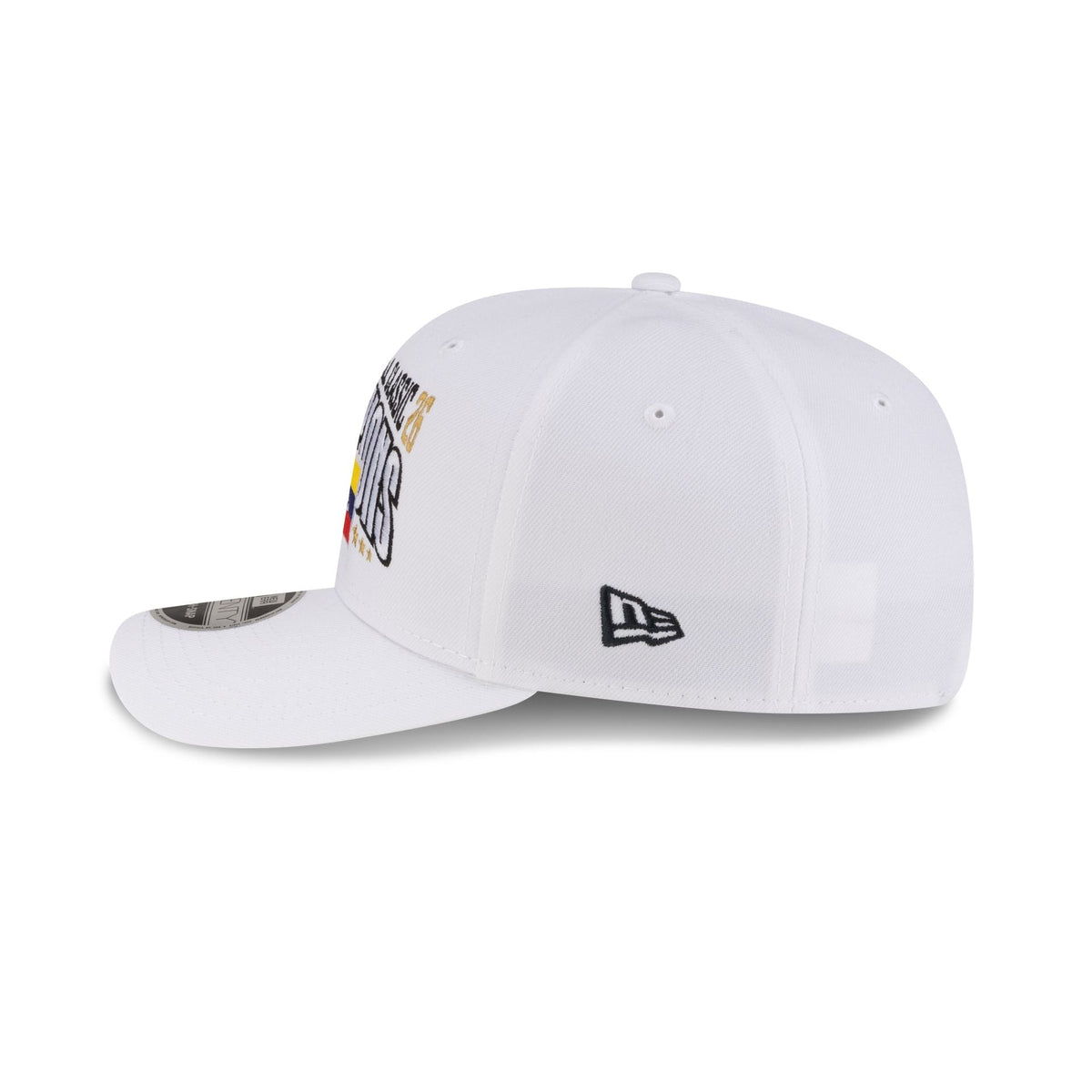 New Era Venezuela 2026 World Baseball Classic Champions 9SEVENTY Stretch-Snap Hat – White Official Cap product image 5,
