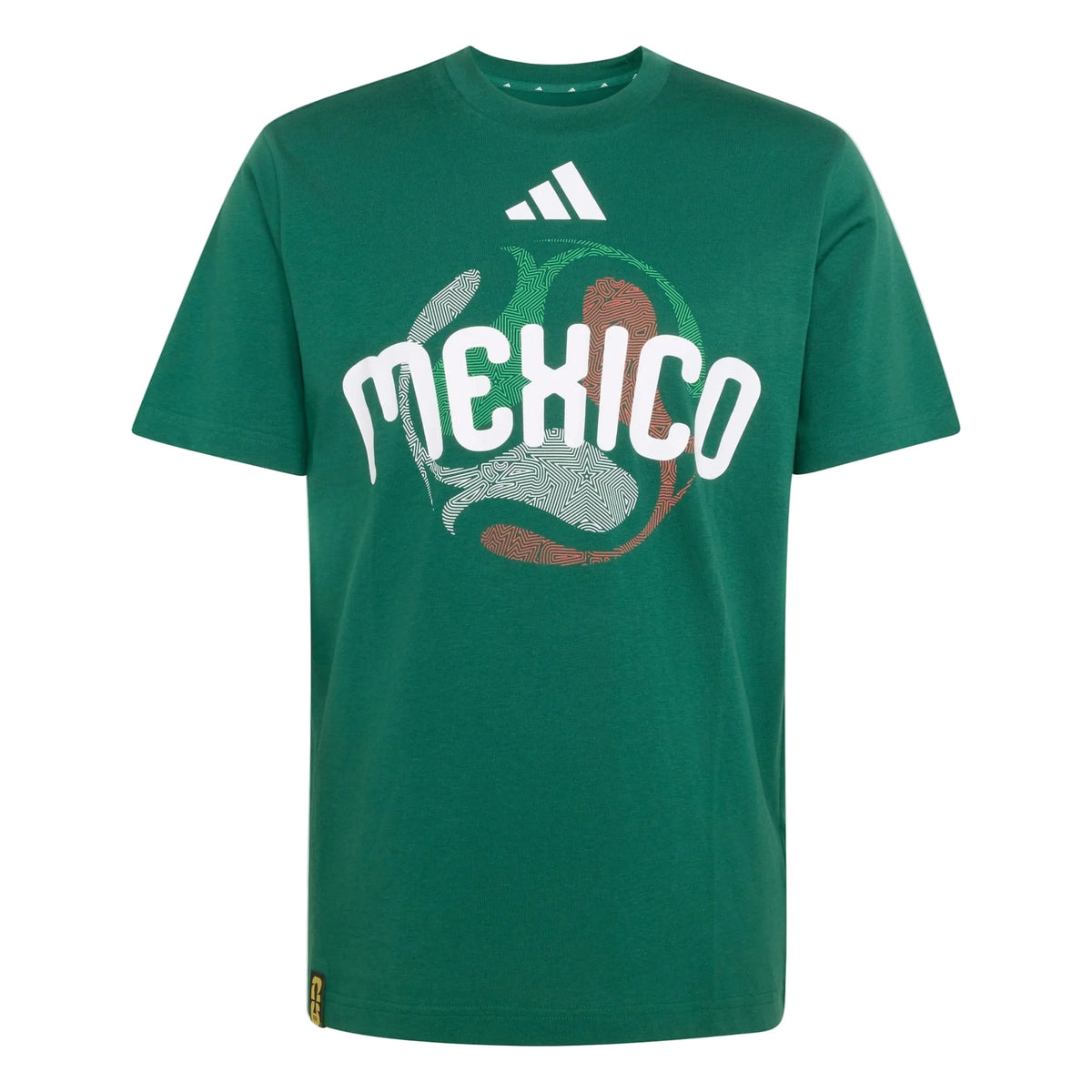 Adidas Mexico FIFA World Cup 2026 T-Shirt Green – Men’s Soccer Fan T-Shirt 100% Cotton product image 1, provided for visual
