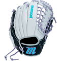 Marucci Caddo FP Fastpitch Youth Glove | Basket Web | Lavender/White/Black | Full-Grain Leather product image 1, provided