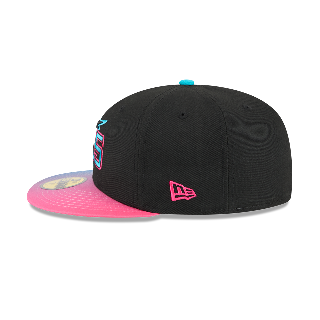 MLB Miami Marlins 2025 City Connect New Era 59FIFTY Fitted Hat product image 4, provided for visual reference and product