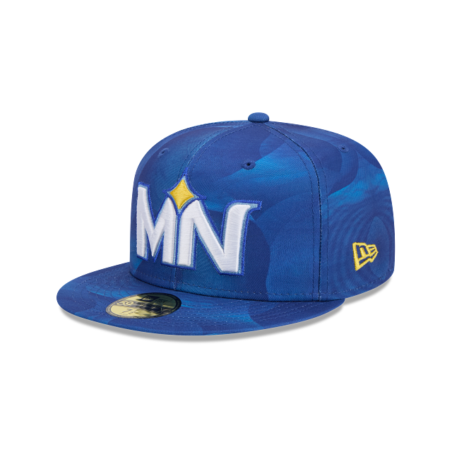 Minnesota Twins New Era City Connect 59FIFTY Fitted Hat – Blue Ripple Side Patch Cap for Men product image 1, provided for