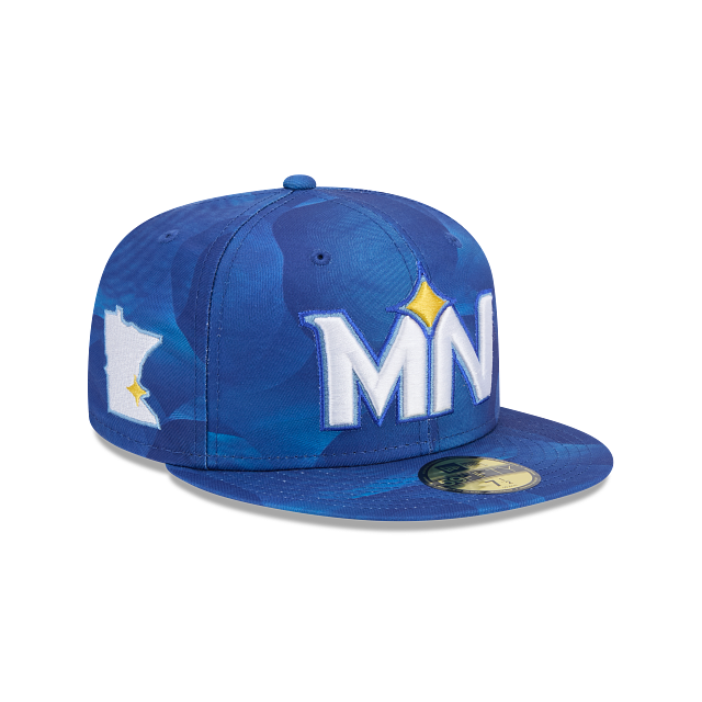 Minnesota Twins New Era City Connect 59FIFTY Fitted Hat – Blue Ripple Side Patch Cap for Men product image 3, provided for