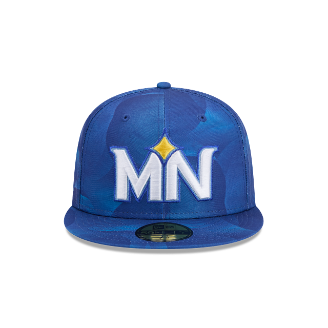Minnesota Twins New Era City Connect 59FIFTY Fitted Hat – Blue Ripple Side Patch Cap for Men product image 2, provided for