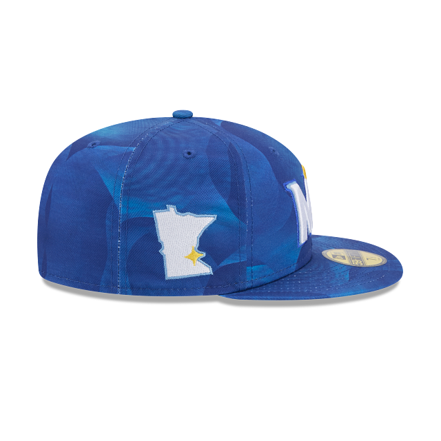 Minnesota Twins New Era City Connect 59FIFTY Fitted Hat – Blue Ripple Side Patch Cap for Men product image 4, provided for