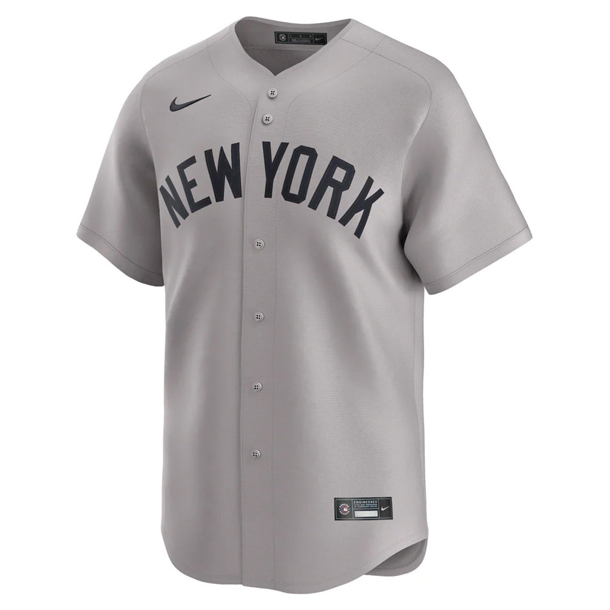 New York Yankees Replica Away Road Team Jersey – Nike MLB Grey Uniform product image 1, provided for visual reference and