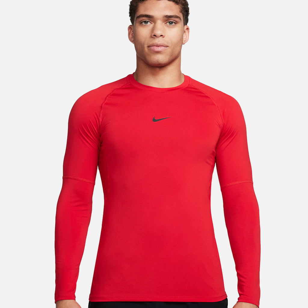 Nike Dri-FIT Men Slim Long Sleeve Baseball Top - FB7926-010 product image 2, provided for visual reference and product