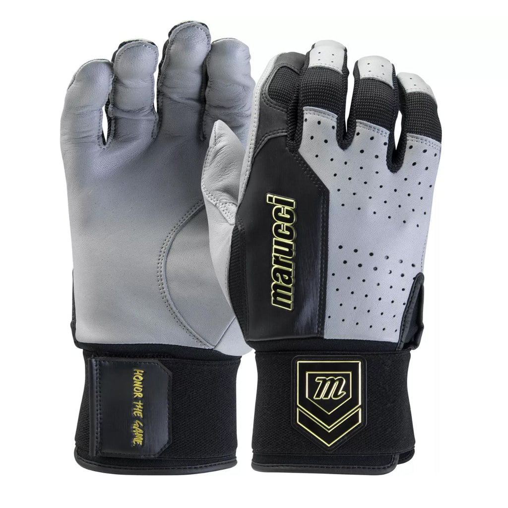 Marucci 2023 Luxe Batting Gloves - Gray product image 1, provided for visual reference and product detail review
