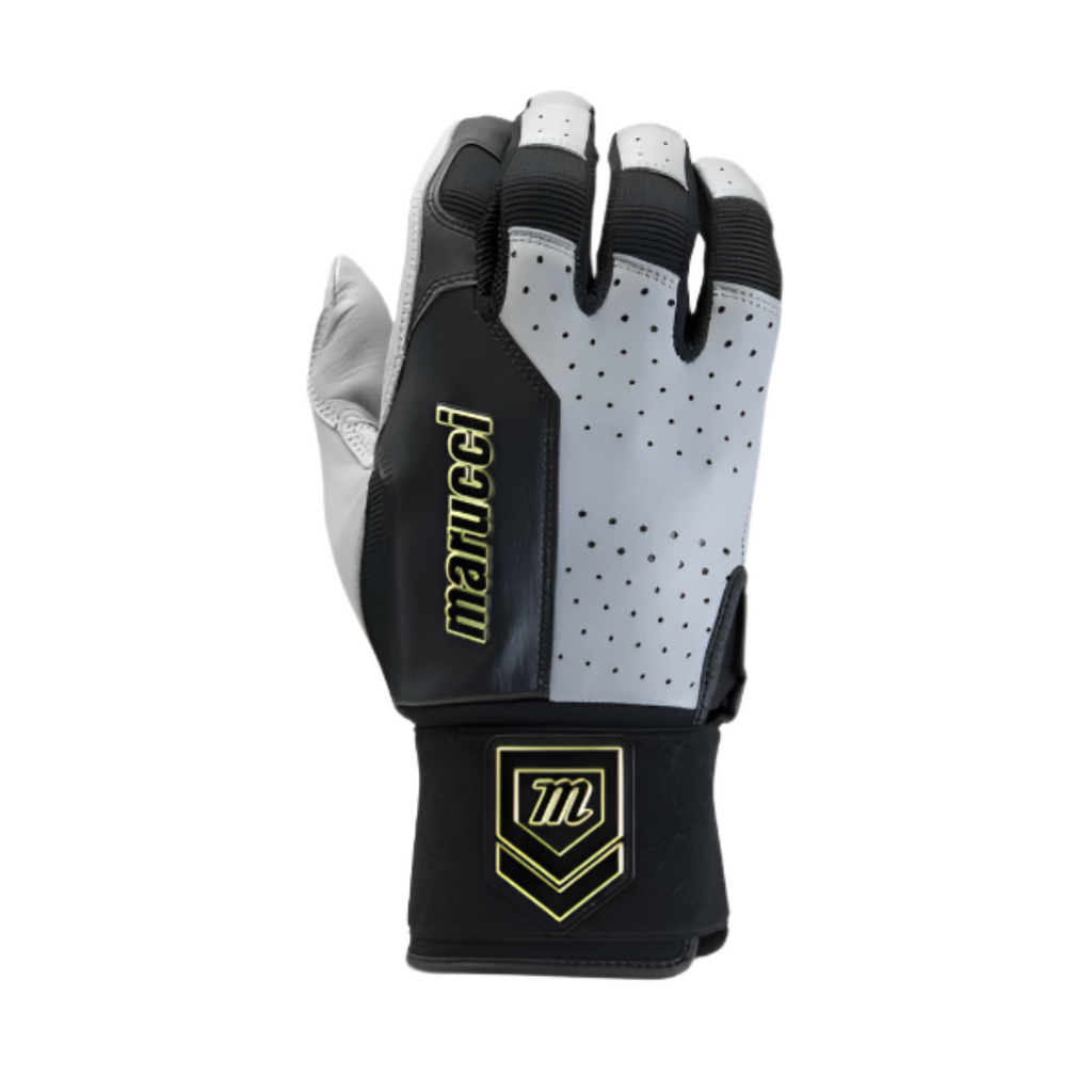 Marucci 2023 Luxe Batting Gloves - Gray product image 2, provided for visual reference and product detail review