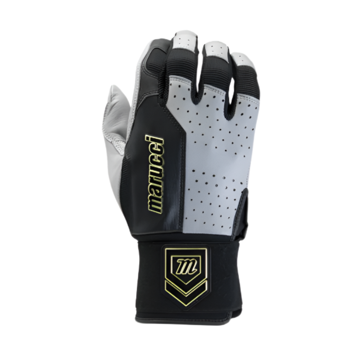 Marucci 2023 Luxe Batting Gloves - Gray product image 2, provided for visual reference and product detail review