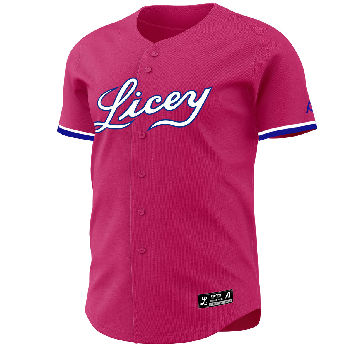2025-2026 Official Licey Pink Edition Jersey Arrieta - Men LIDOM Baseball product image 1, provided for visual reference and
