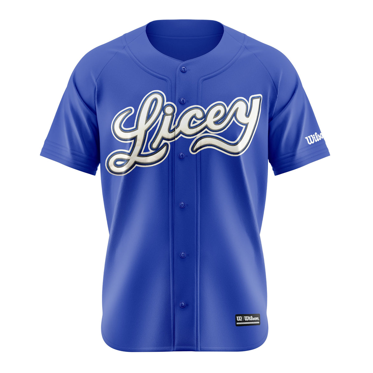 2025 - 2026 | Licey Baseball Jersey Solid Royal Blue Wilson - Tigres del Licey Men Shirt product image 1, provided for
