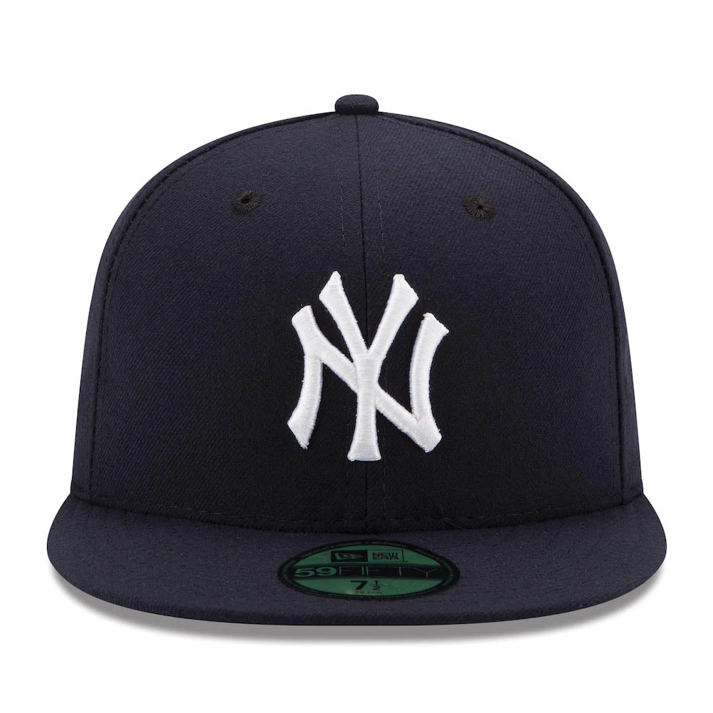 New York Yankees New Era Navy 59FIFTY Fitted Hat for Men product image 3, provided for visual reference and product detail