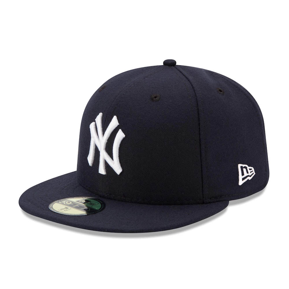 New York Yankees New Era Navy 59FIFTY Fitted Hat for Men product image 1, provided for visual reference and product detail