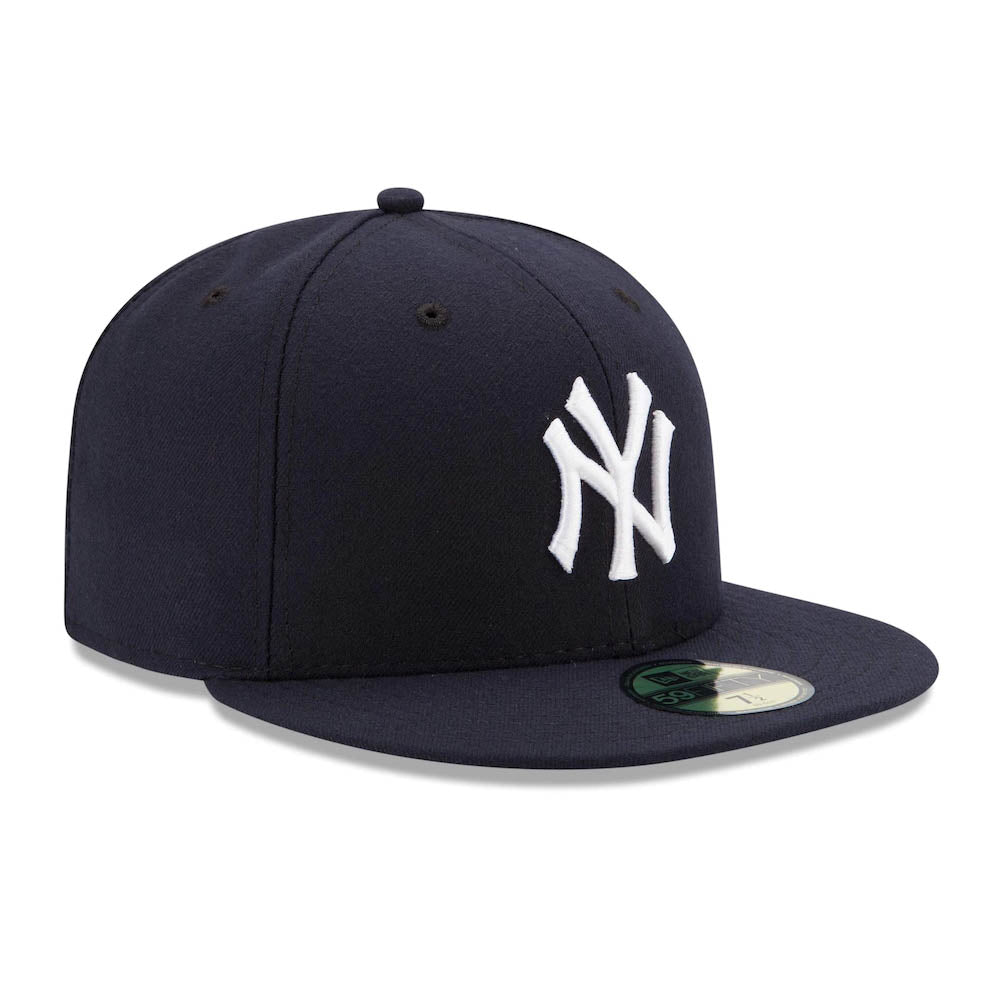 New York Yankees New Era Navy 59FIFTY Fitted Hat for Men product image 2, provided for visual reference and product detail