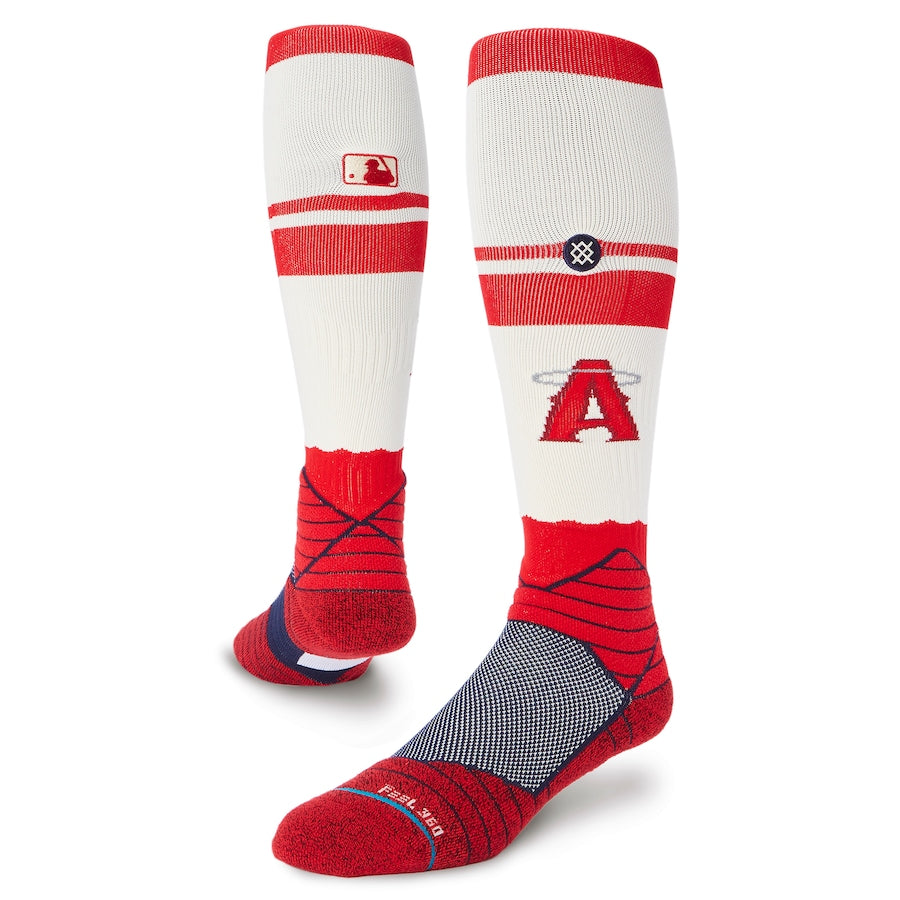 Los Angeles Angels City Connect Over the Calf Socks for Men product image 1, provided for visual reference and product