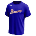Atlanta Braves Nike City Connect Wordmark Drifit T-Shirt for Men product image 1, provided for visual reference and product
