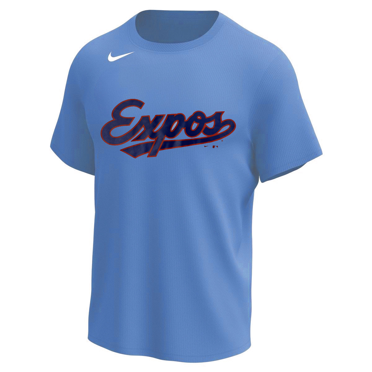 Montreal Expos Nike City Connect Wordmark Drifit T-Shirt for Men product image 1, provided for visual reference and product