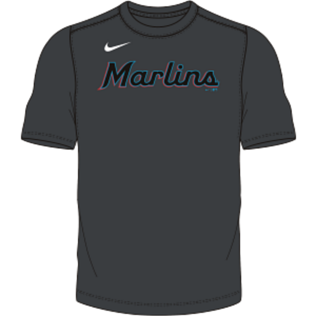 Nike Miami Marlins T-Shirt for Men product image 3, provided for visual reference and product detail review