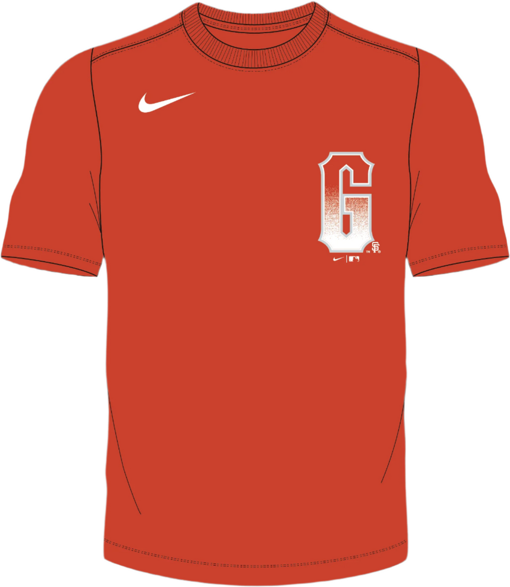 San Francisco Giants Nike Institutional City Drifit T-Shirt for Men product image 3, provided for visual reference and