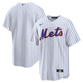 New York Mets Pinstripe Home Replica Team Jersey product image 1, provided for visual reference and product detail review