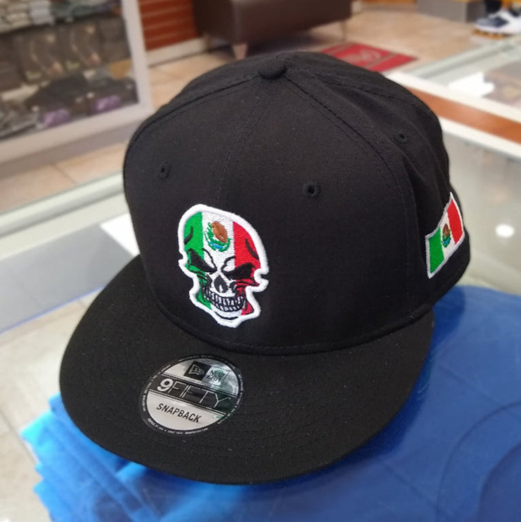 Mexico Embroidered Skull New Era hat product image 4, provided for visual reference and product detail review