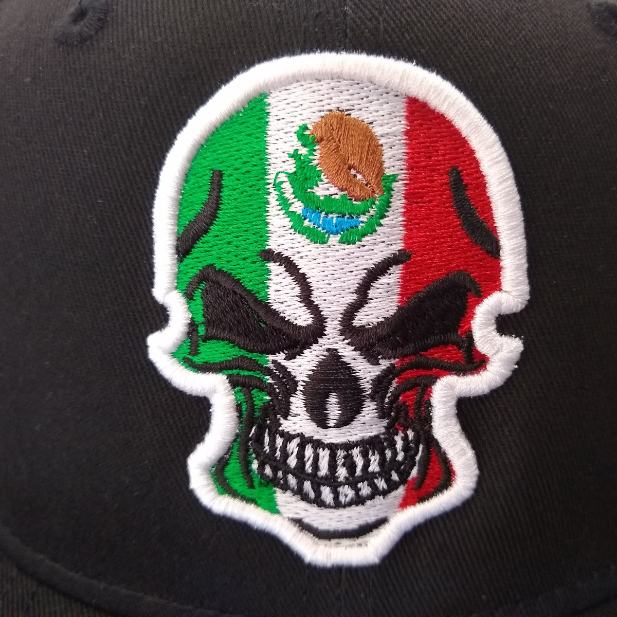 Mexico Embroidered Skull New Era hat product image 6, provided for visual reference and product detail review