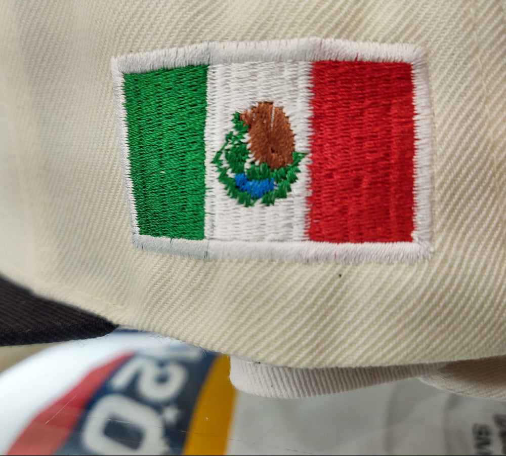 Mexico Snapback hats Embroidered Shield and flag product image 4, provided for visual reference and product detail review