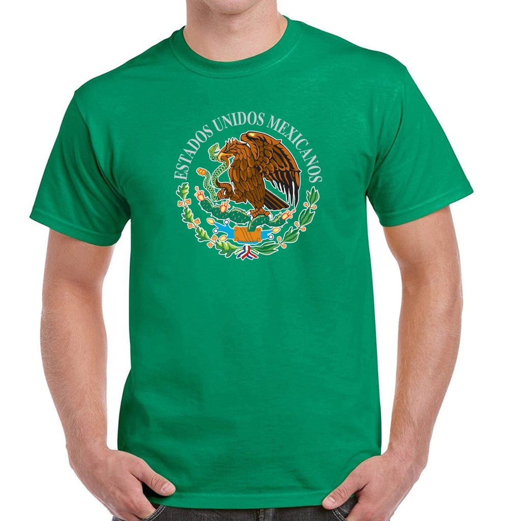 T-Shirts with Mexican Shield Printed with High Quality product image 1, provided for visual reference and product detail