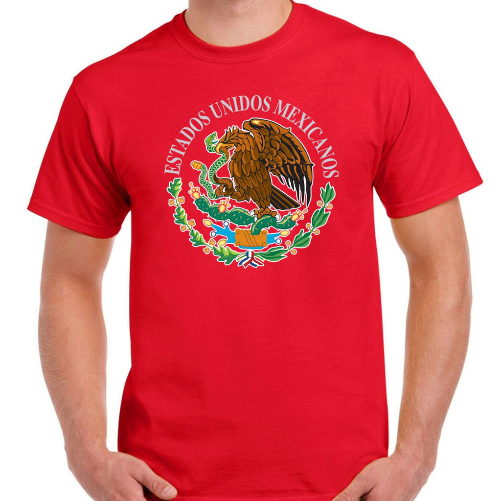 T-Shirts with Mexican Shield Printed with High Quality product image 1, provided for visual reference and product detail