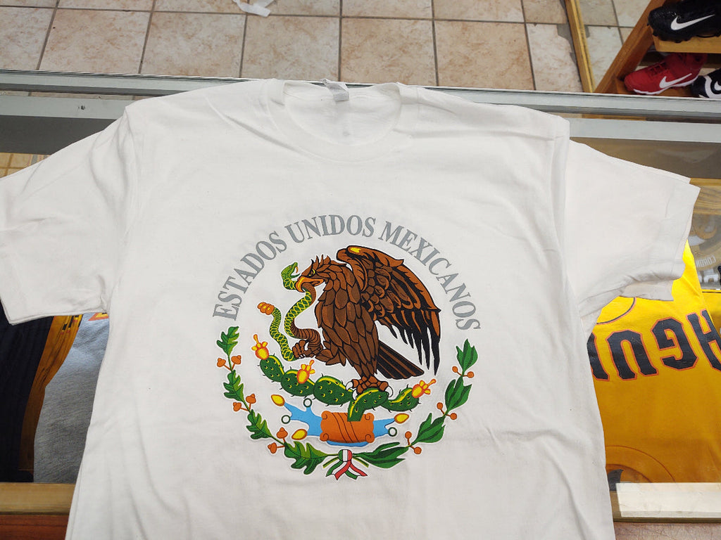 T-Shirts with Mexican Shield Printed with High Quality product image 2, provided for visual reference and product detail