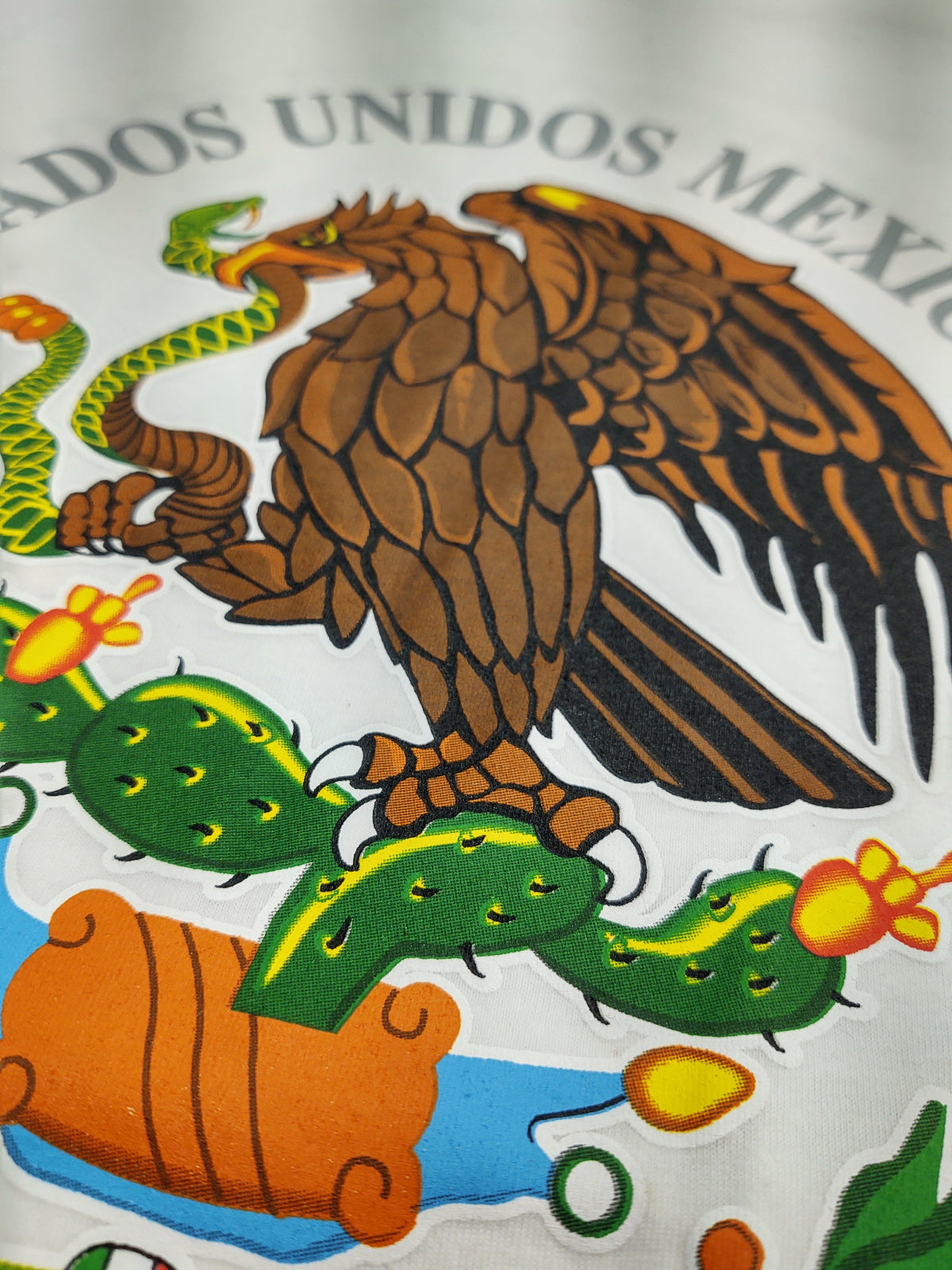 T-Shirts with Mexican Shield Printed with High Quality product image 3, provided for visual reference and product detail