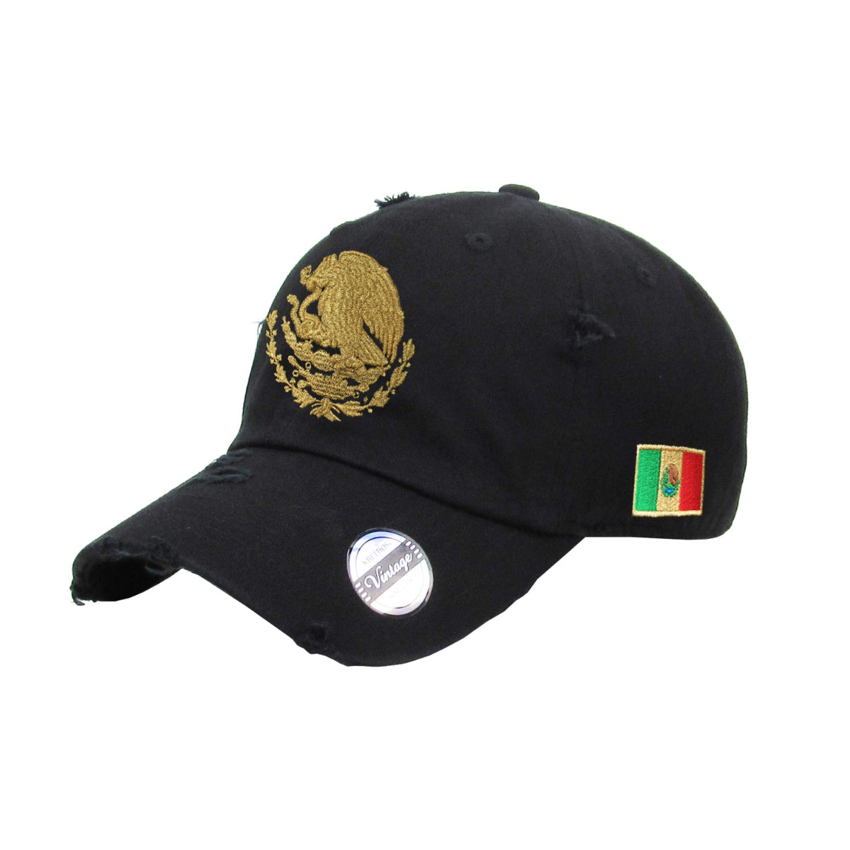 Mexico Vintage hats with Mexican Flag and Shield product image 4, provided for visual reference and product detail review