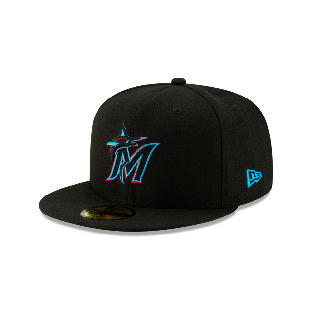 New Era 59FIFTY Miami Marlins Game Authentic Collection On Field Fitted Hat - Black product image 1, provided for visual