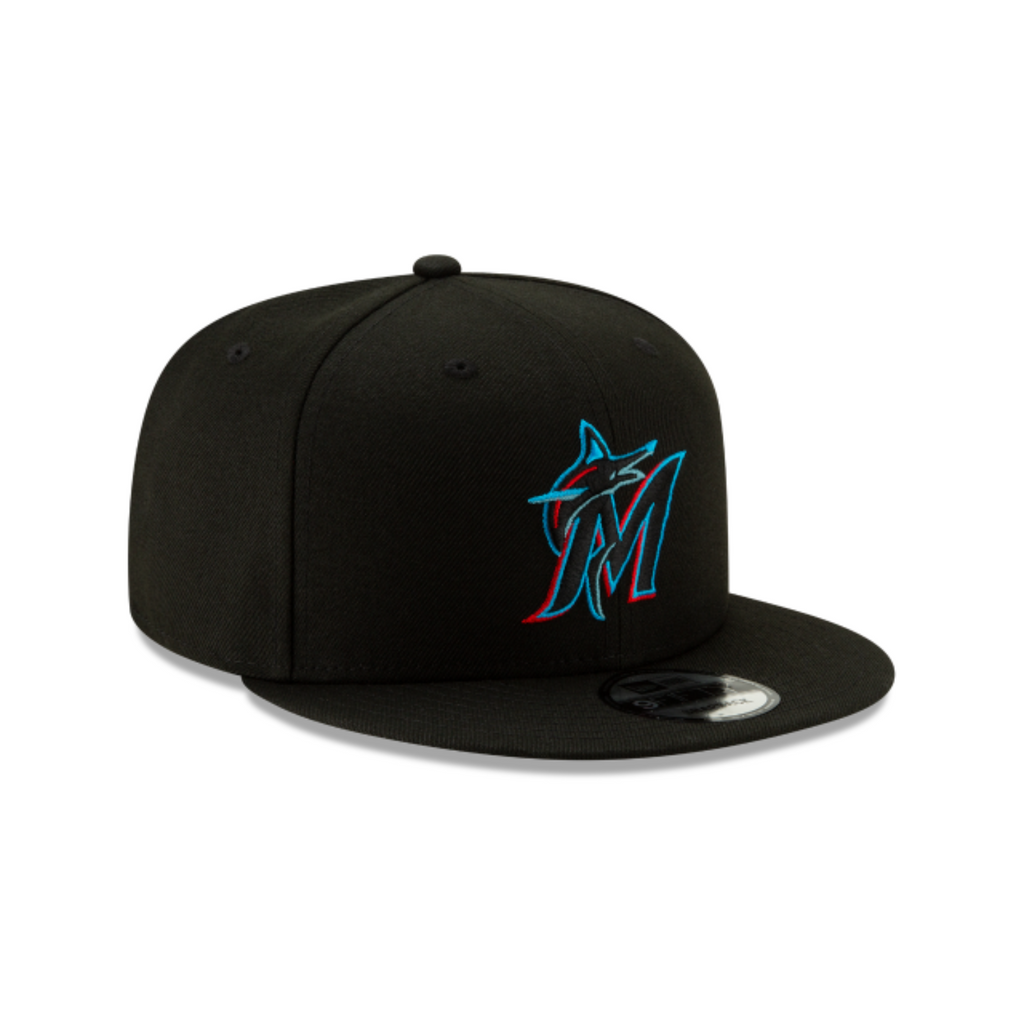 Miami Marlins New Era 9FIFTY Snapback Hat – Adjustable Baseball Cap product image 2, provided for visual reference and