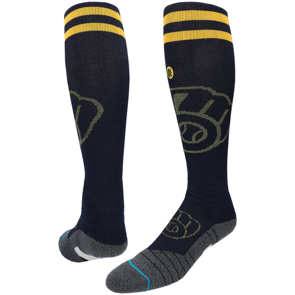 Milwaukee Brewers PRO OTC Stance Socks product image 2, provided for visual reference and product detail review