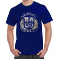 Dominican Republic Emblem T-Shirt – Metallic Gold Foil product image 1, provided for visual reference and product detail
