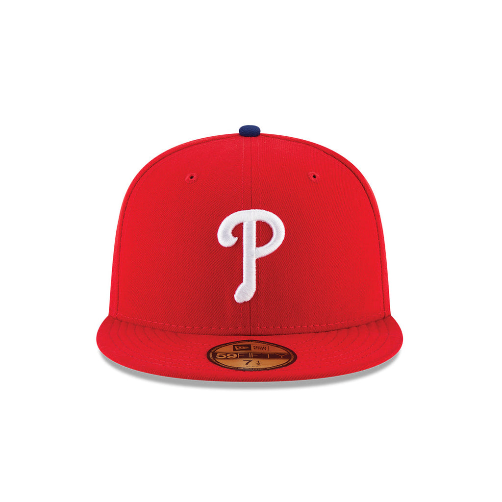 New Era 59FIFTY Philadelphia Phillies Game Authentic Collection On-Field Fitted Hat - Red product image 2, provided for