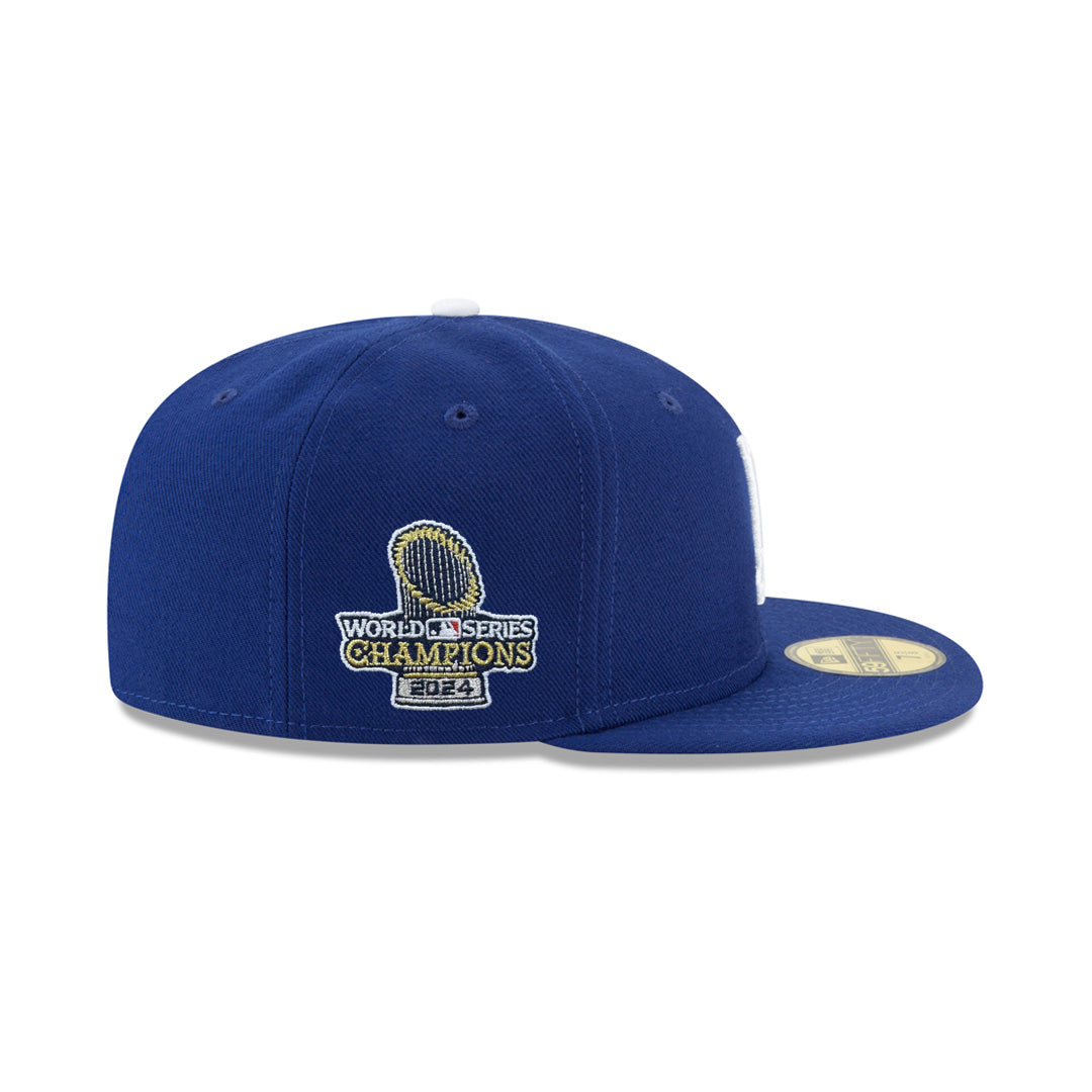 Los Angeles Dodgers New Era 59FIFTY World Series Champions SP24 Fitted Hat product image 2, provided for visual reference