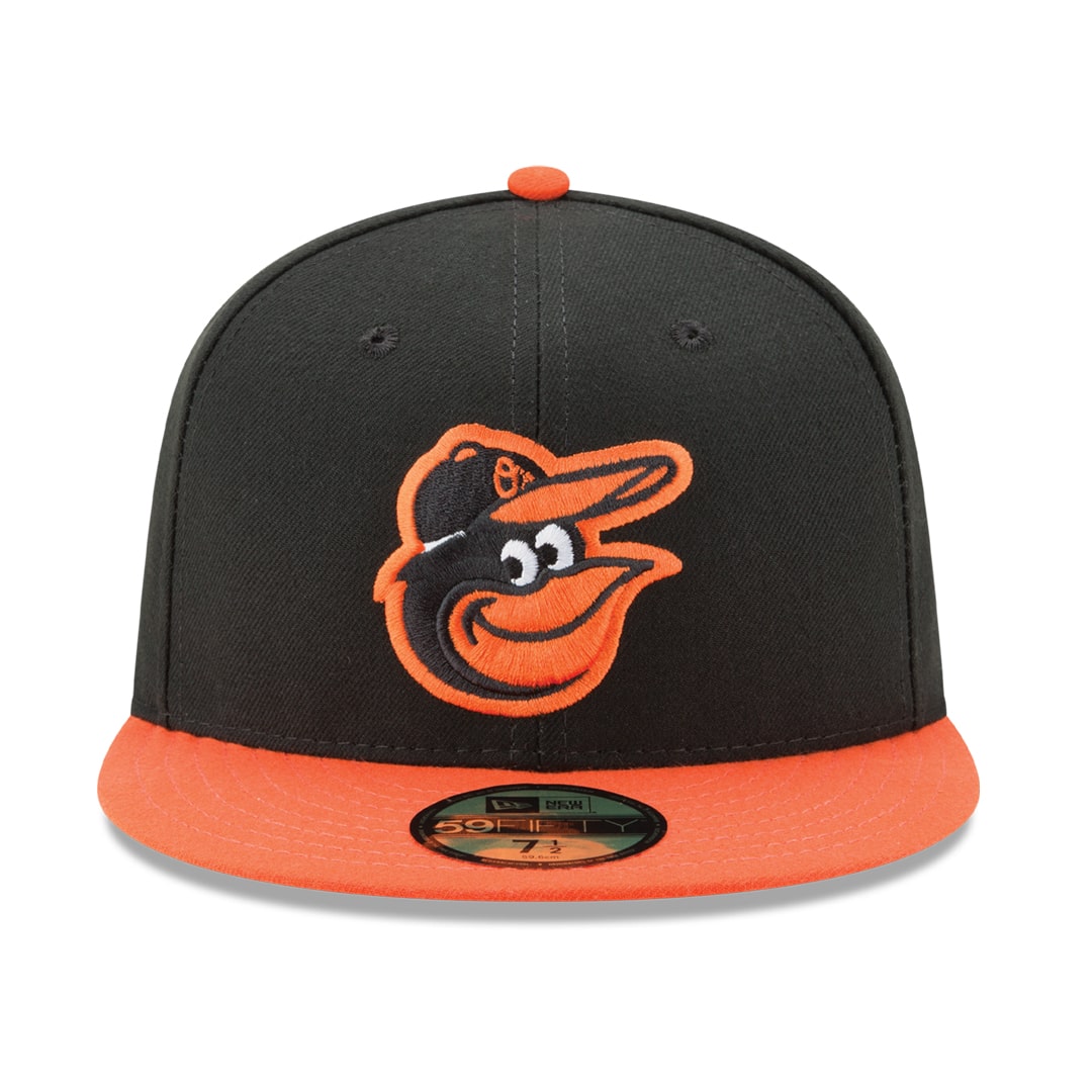 New Era 59FIFTY Baltimore Orioles Road Authentic Collection On-Field Fitted Hat product image 3, provided for visual