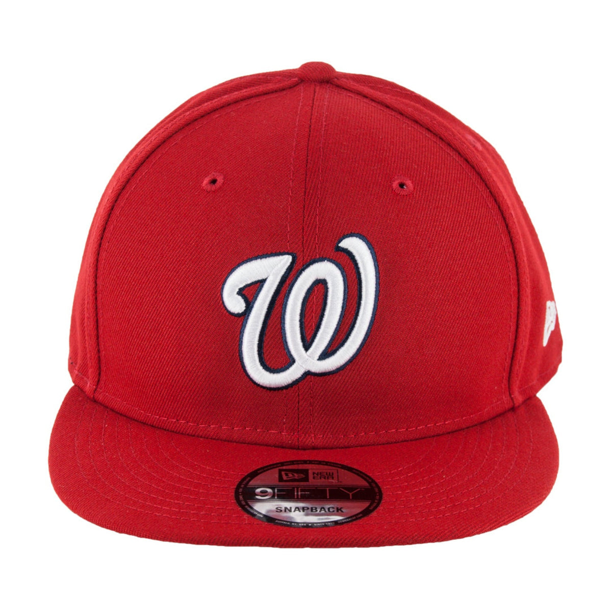 New Era Basic Washington Nationals Game Snapback Hat - Red product image 3, provided for visual reference and product detail