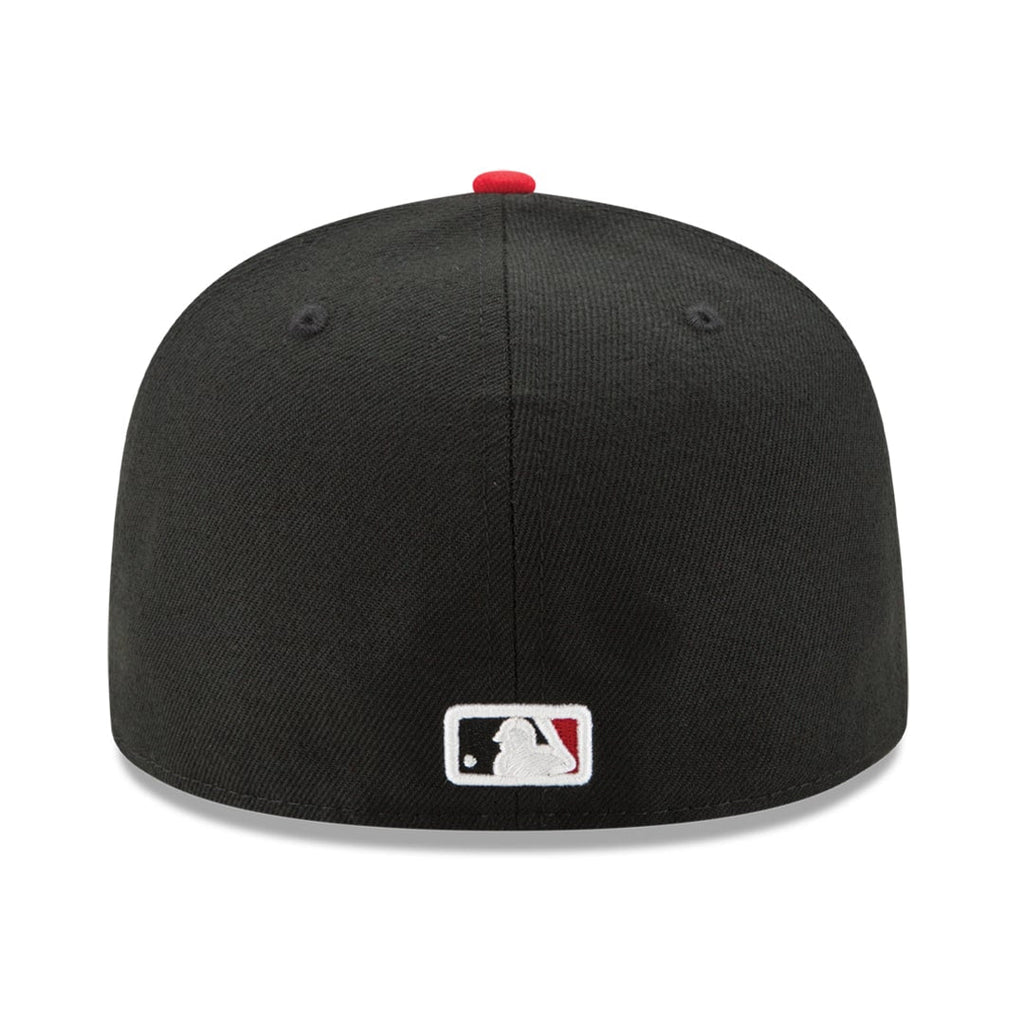 New Era 59FIFTY Cincinnati Reds Alternate Fitted Hat - Black / Red product image 3, provided for visual reference and