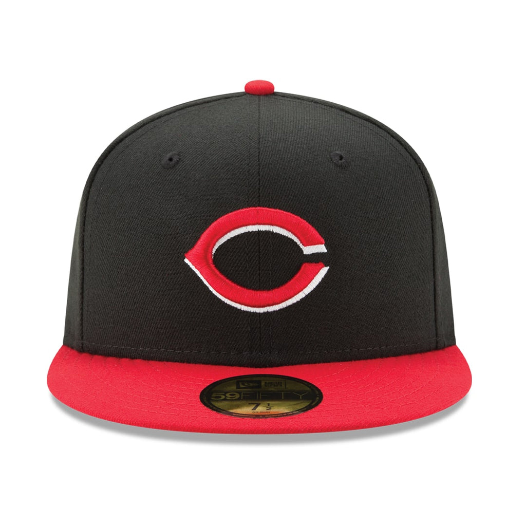 New Era 59FIFTY Cincinnati Reds Alternate Fitted Hat - Black / Red product image 4, provided for visual reference and